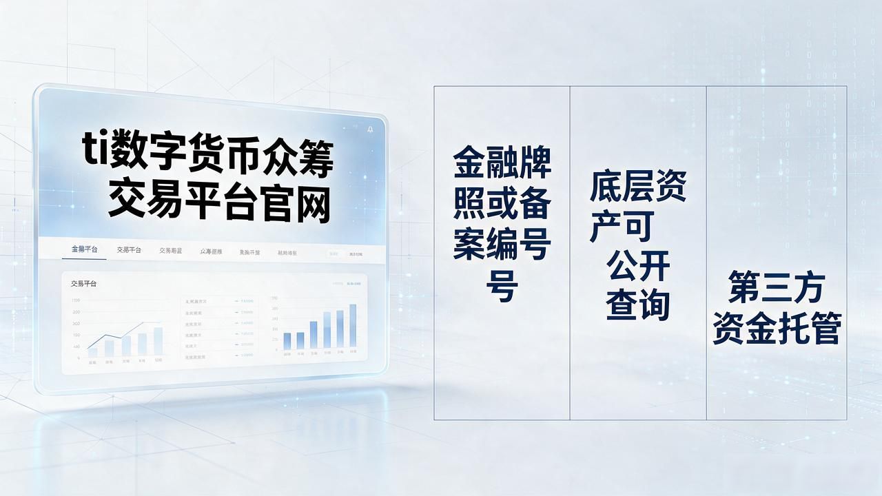 ti数字货币众筹交易平台官网怎么找？入手前先看这几点