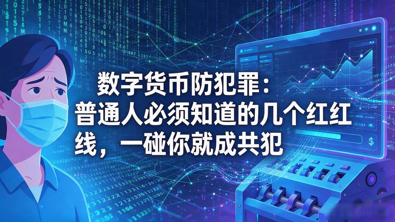 数字货币防犯罪：普通人必须知道的几个红线，一碰你就成共犯