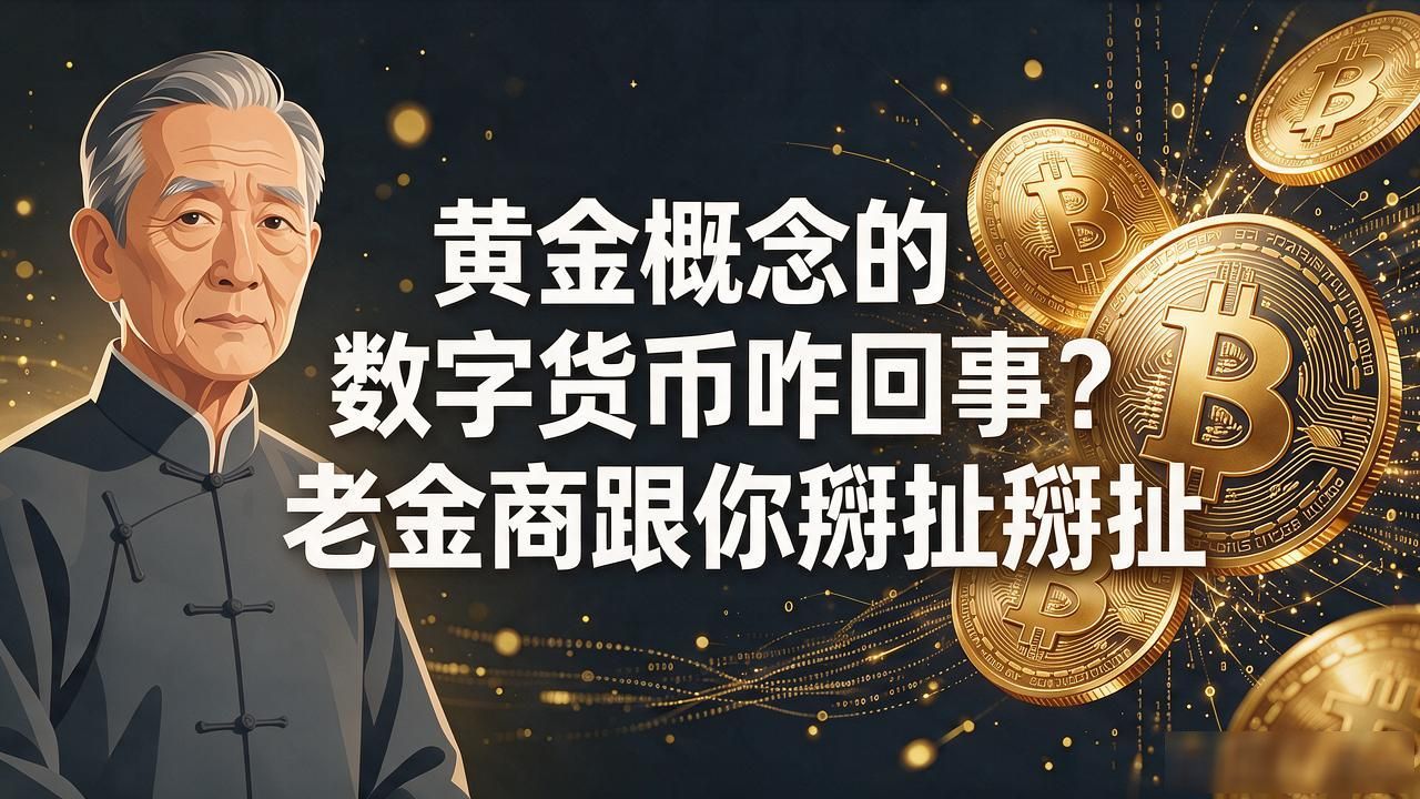 黄金概念的数字货币咋回事？老金商跟你掰扯掰扯