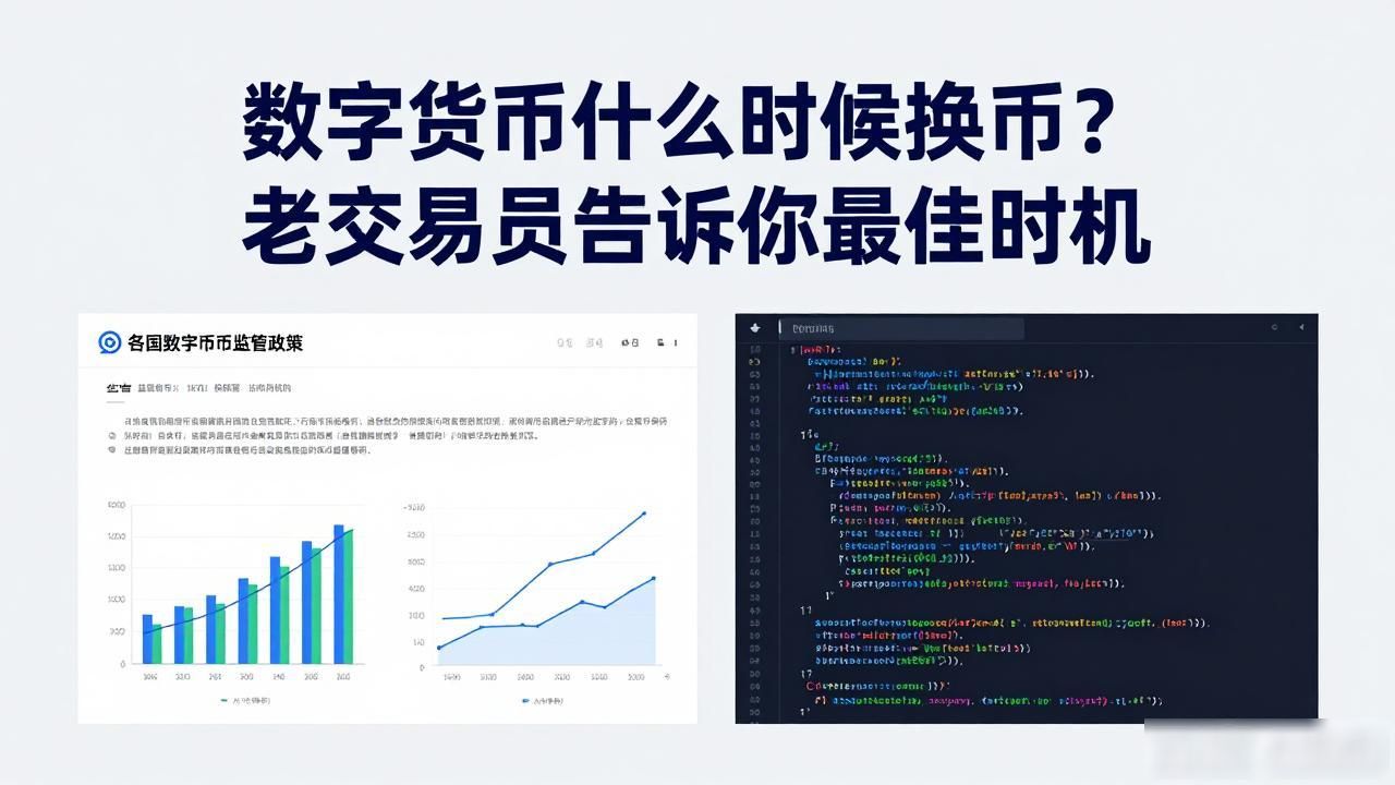数字货币什么时候换币？老交易员告诉你最佳时机