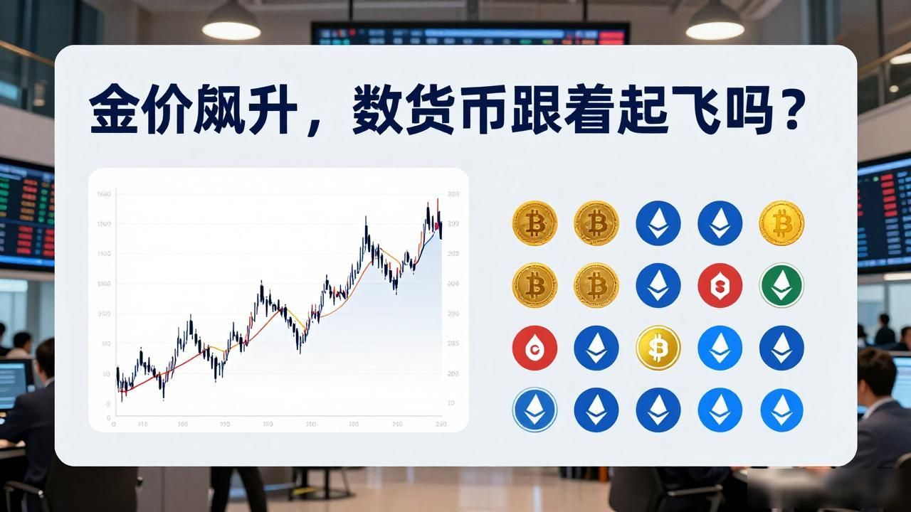 金价飙升，数字货币跟着起飞吗？