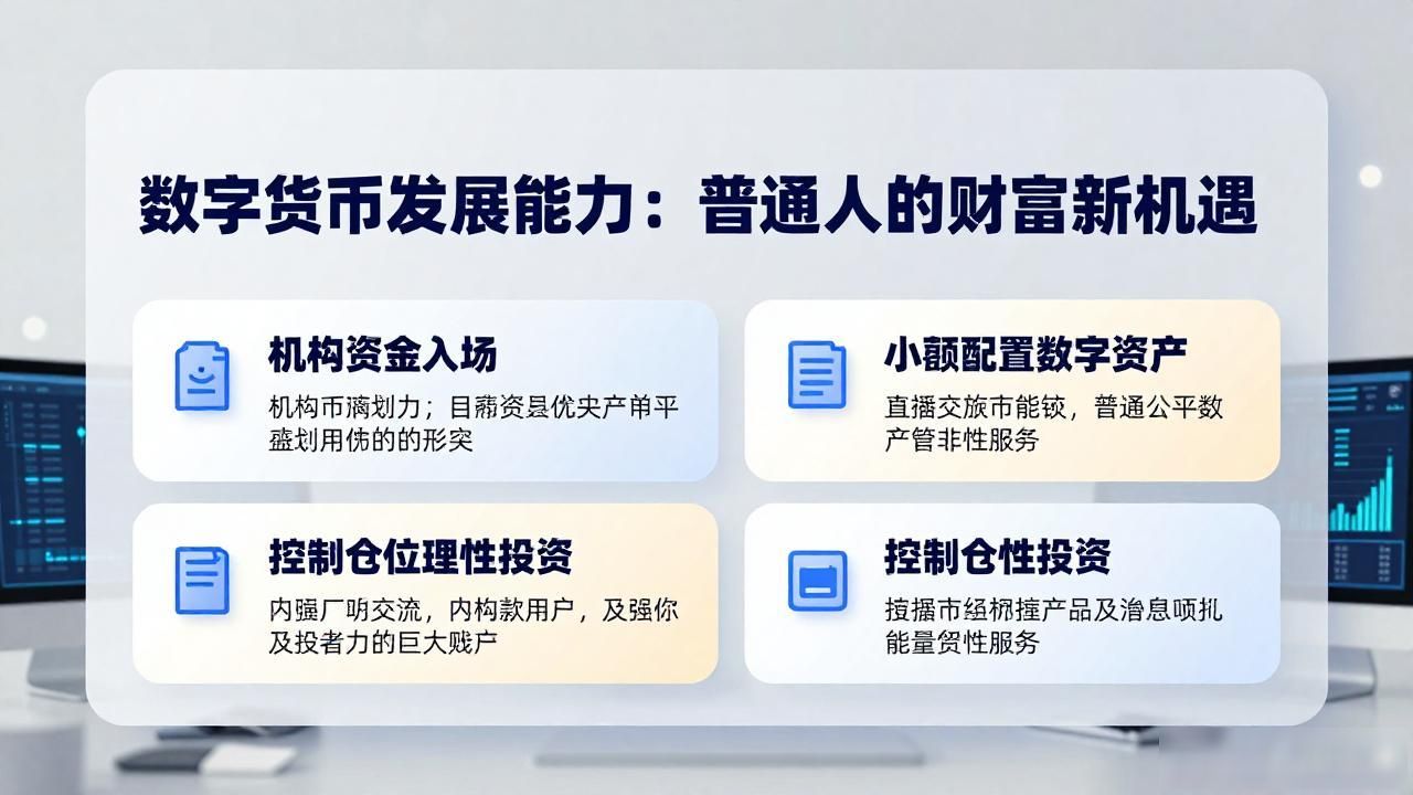 数字货币发展潜力：普通人的财富新机遇