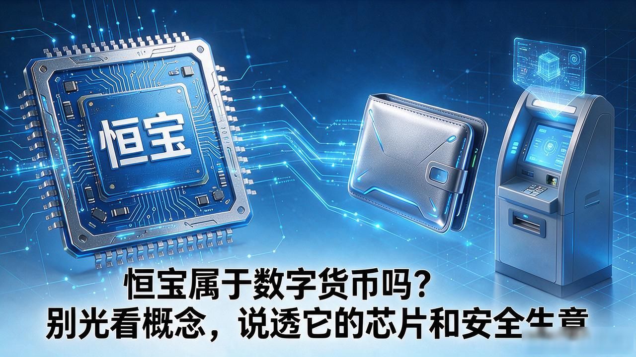 恒宝属于数字货币吗？别光看概念，说透它的芯片和安全生意