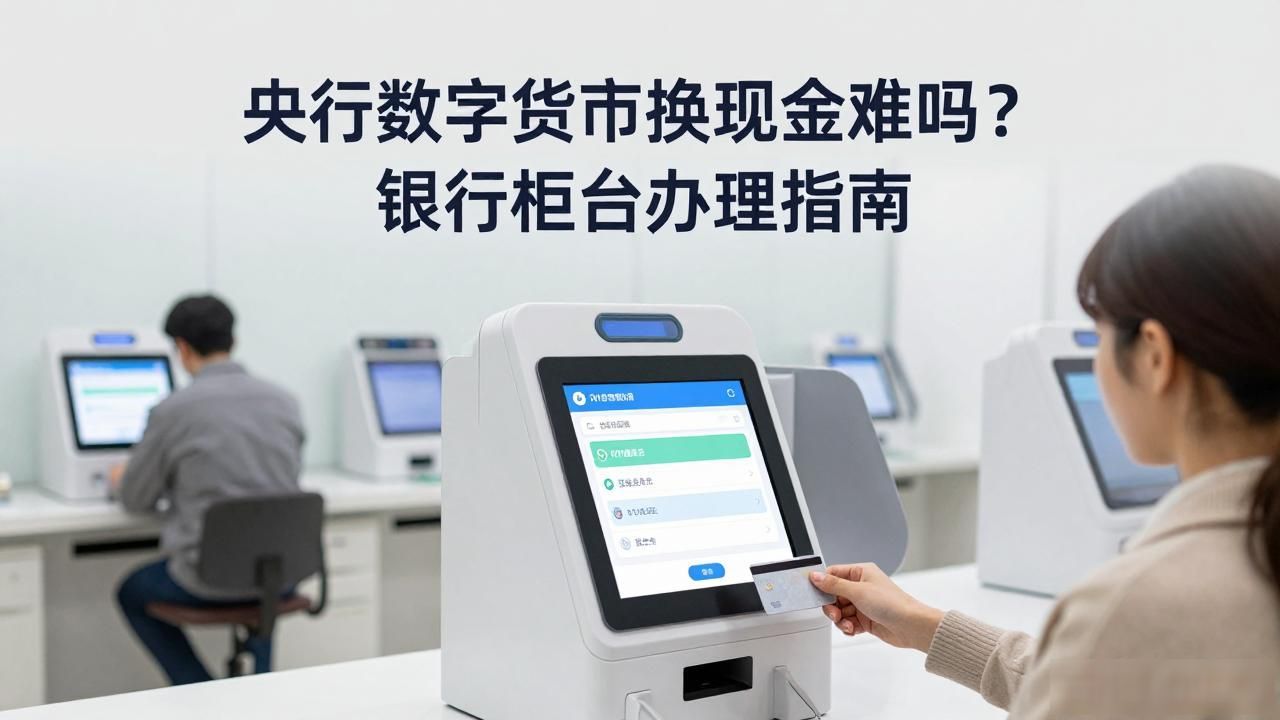央行数字货币换现金难吗？银行柜台办理指南