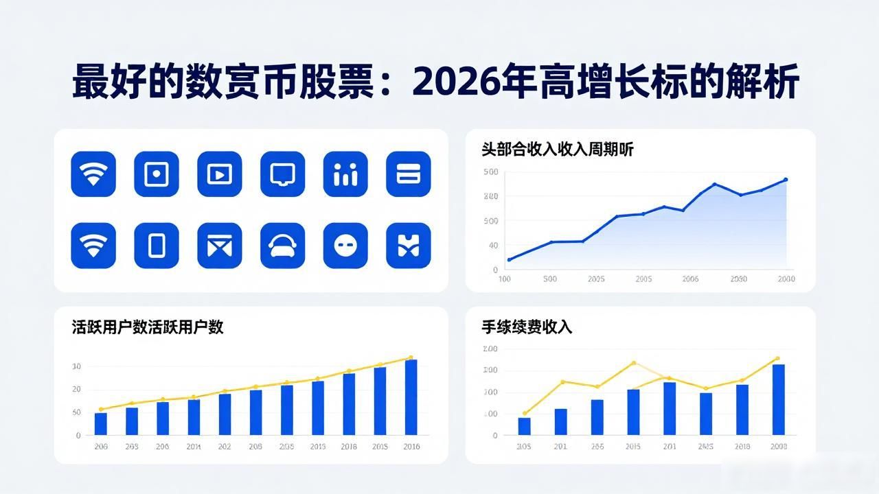 最好的数字货币股票：2026年高增长标的解析