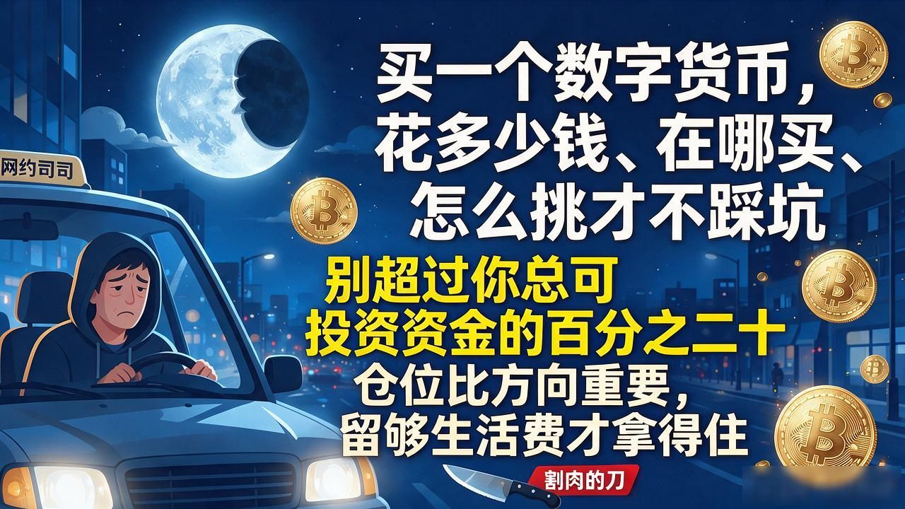 买一个数字货币，花多少钱、在哪买、怎么挑才不踩坑