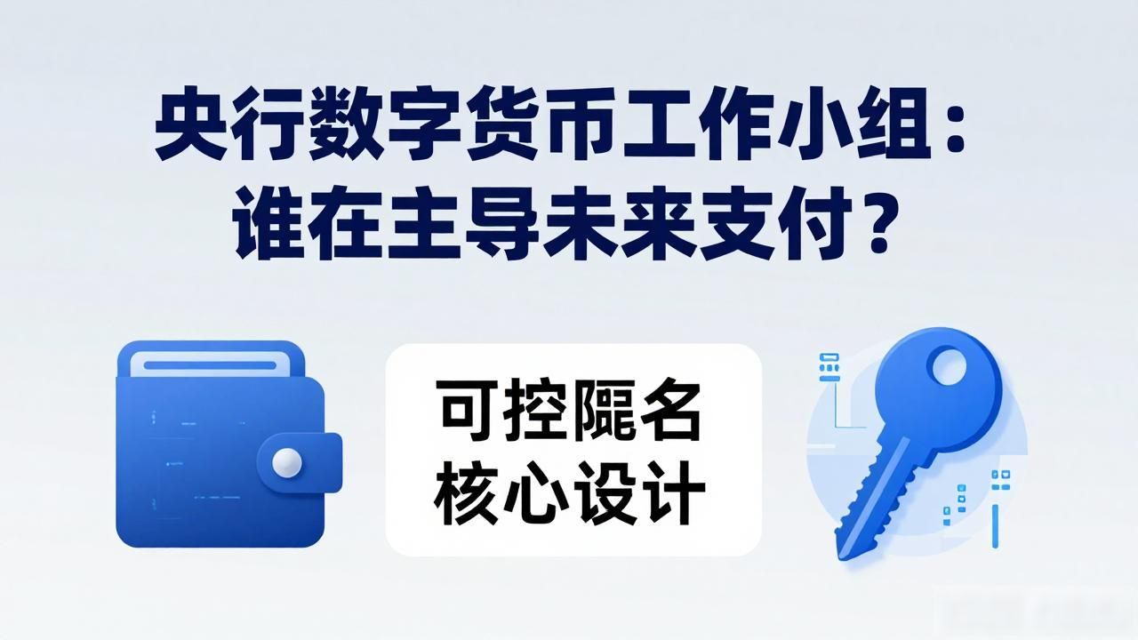 央行数字货币工作小组：谁在主导未来支付？