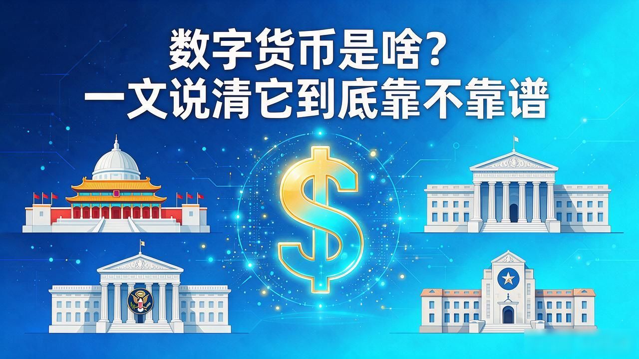 数字货币是啥？一文说清它到底靠不靠谱