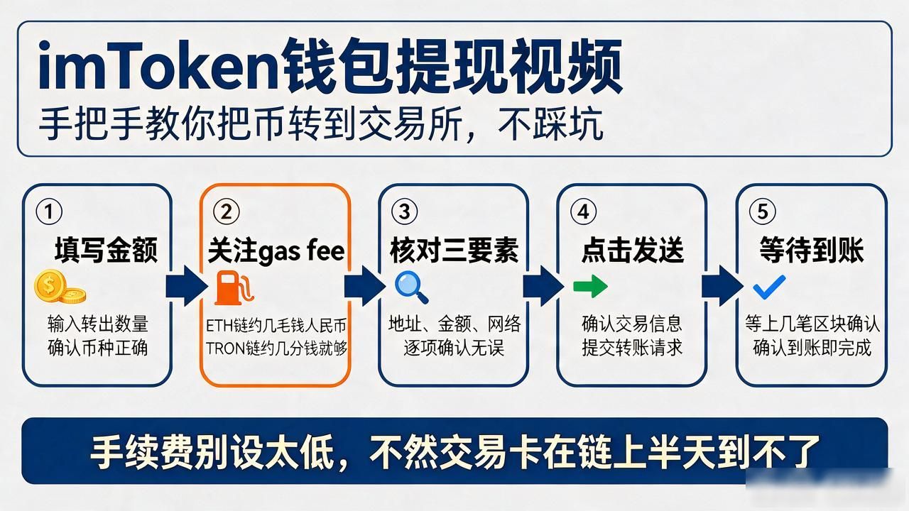 imtoken钱包提现视频：手把手教你把币转到交易所，不踩坑