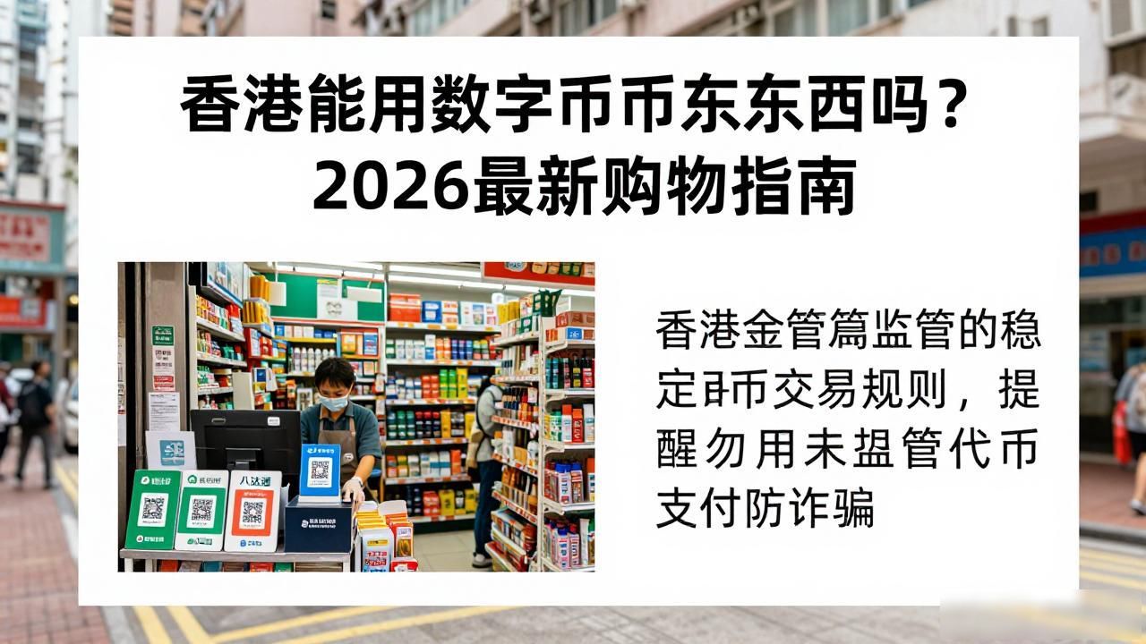 香港能用数字货币买东西吗？2026最新购物指南