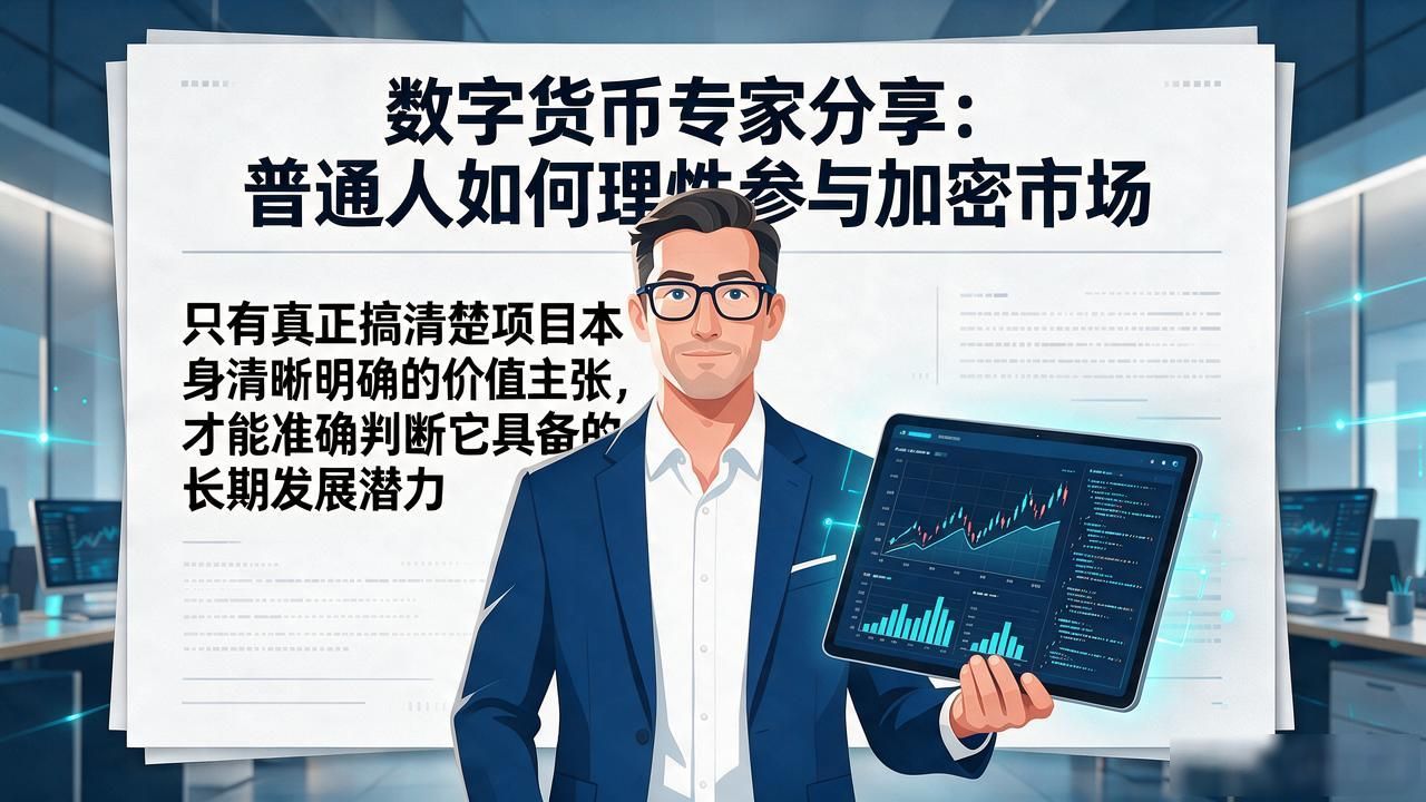数字货币专家分享：普通人如何理性参与加密市场
