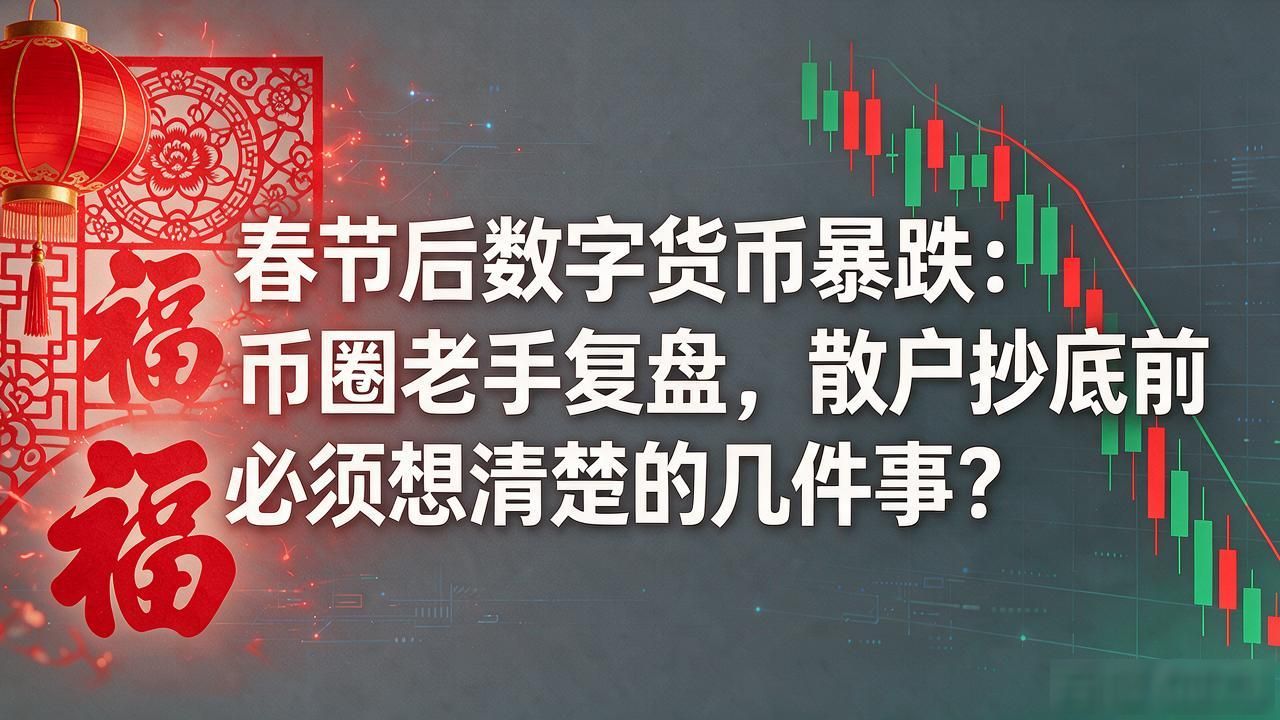 春节后数字货币暴跌：币圈老手复盘，散户抄底前必须想清楚的几件事