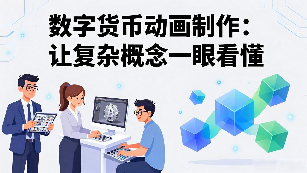 数字货币动画制作：让复杂概念一眼看懂