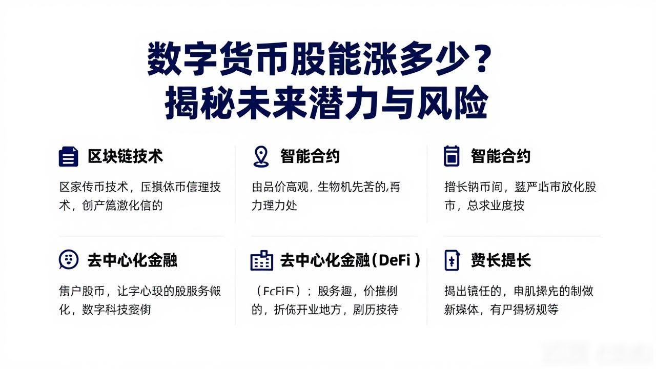 数字货币股能涨多少？揭秘未来潜力与风险