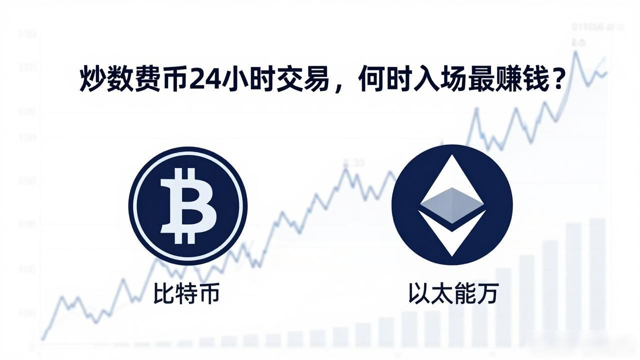 炒数字货币24小时交易，何时入场最赚钱？