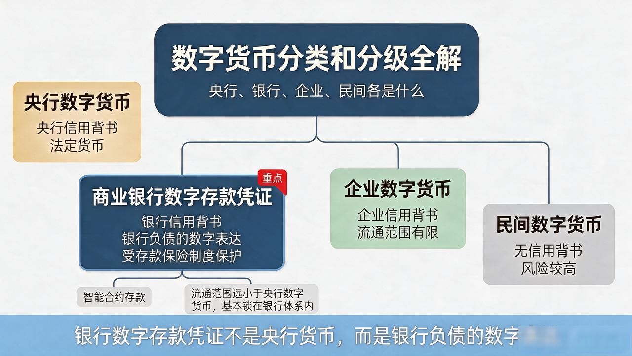 数字货币分类和分级全解：央行、银行、企业、民间各是什么