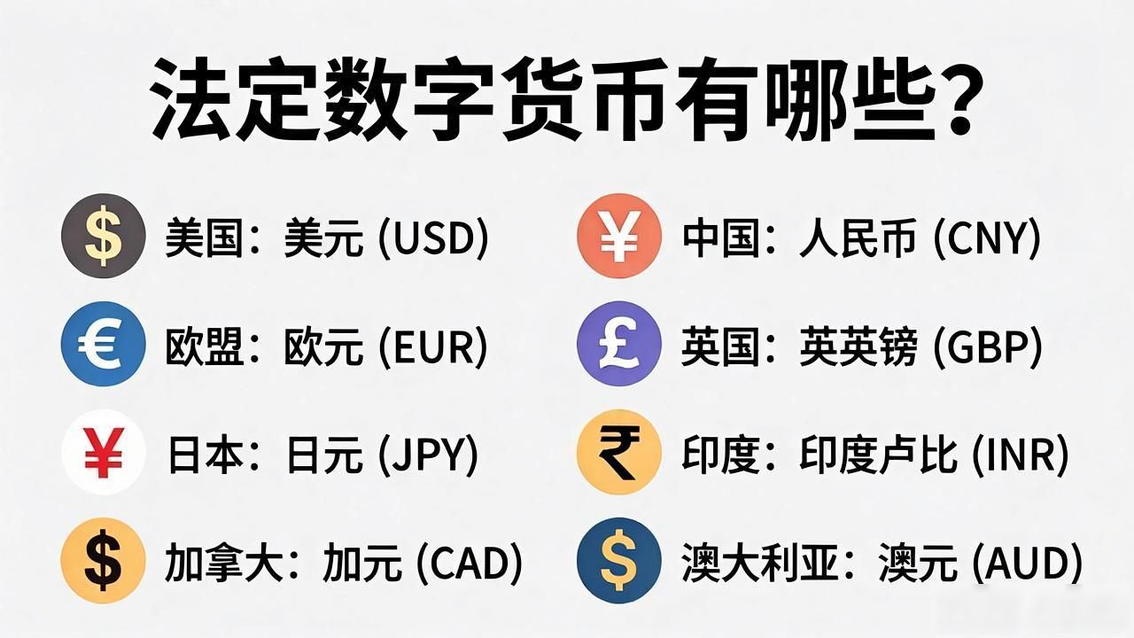 法定数字货币有哪些？央行数字人民币详解