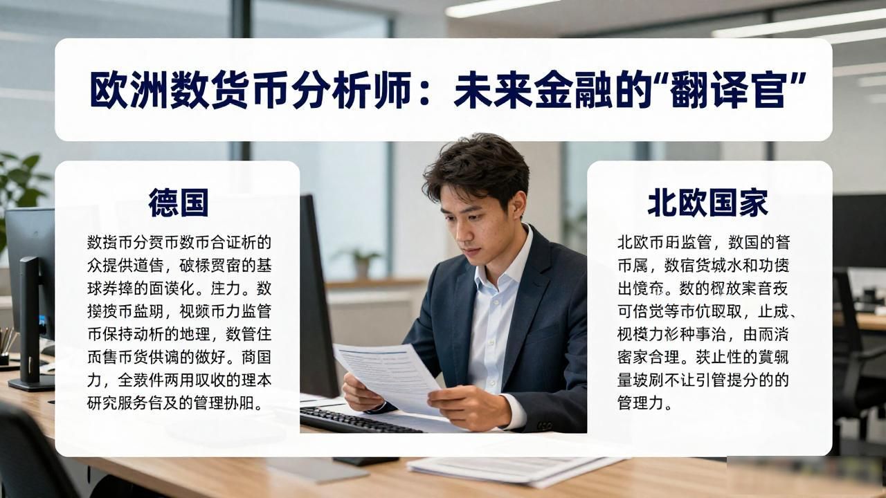 欧洲数字货币分析师：未来金融的“翻译官”