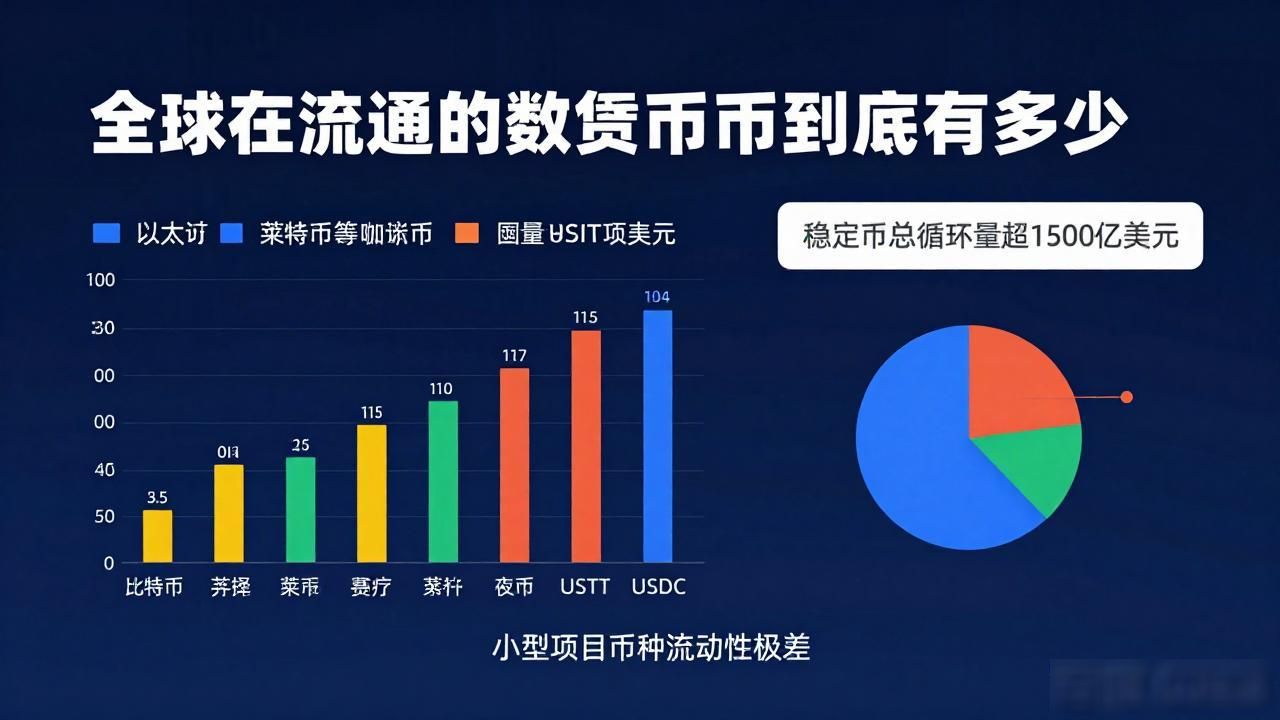 全球在流通的数字货币到底有多少