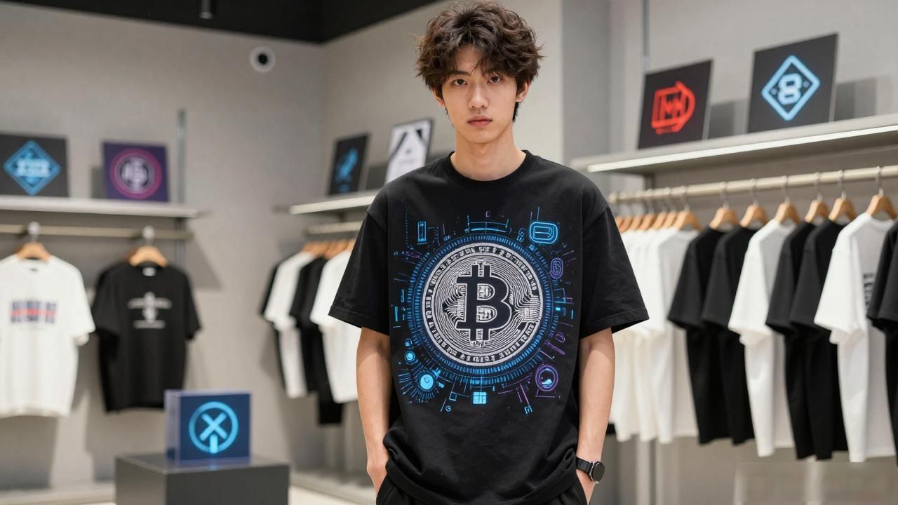 数字货币印花短袖：潮流圈的新刚需，穿出来的数字身份