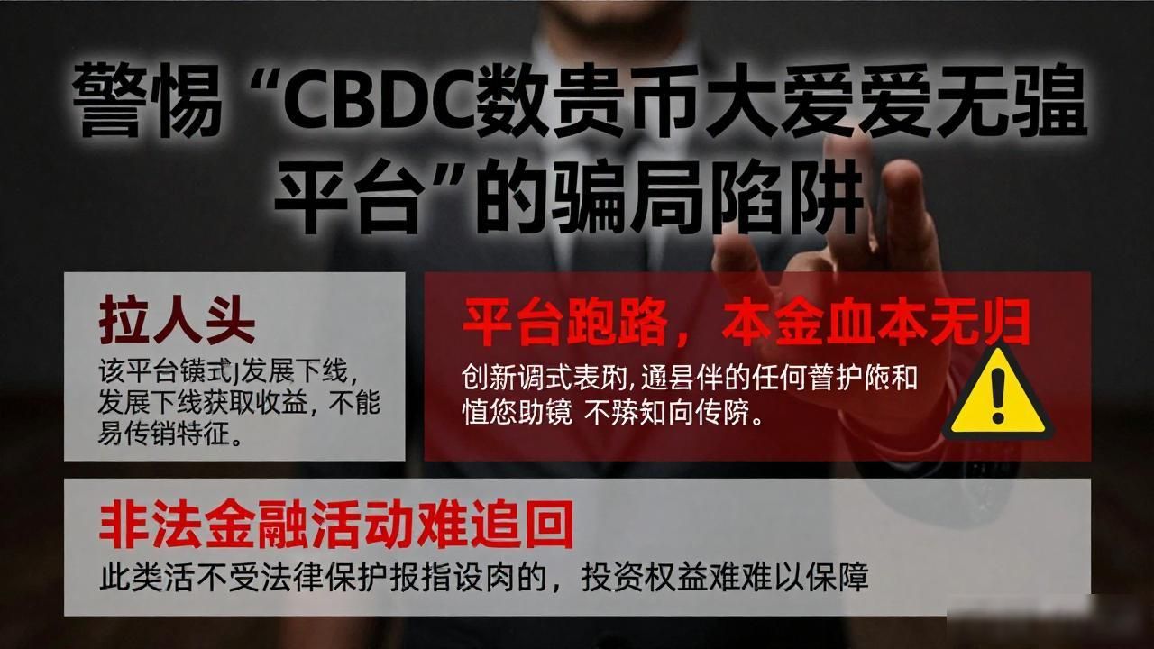 警惕“CBDC数字货币大爱无疆平台”的骗局陷阱