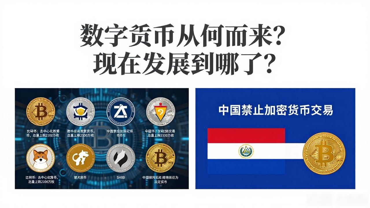 数字货币从何而来？现在发展到哪了？