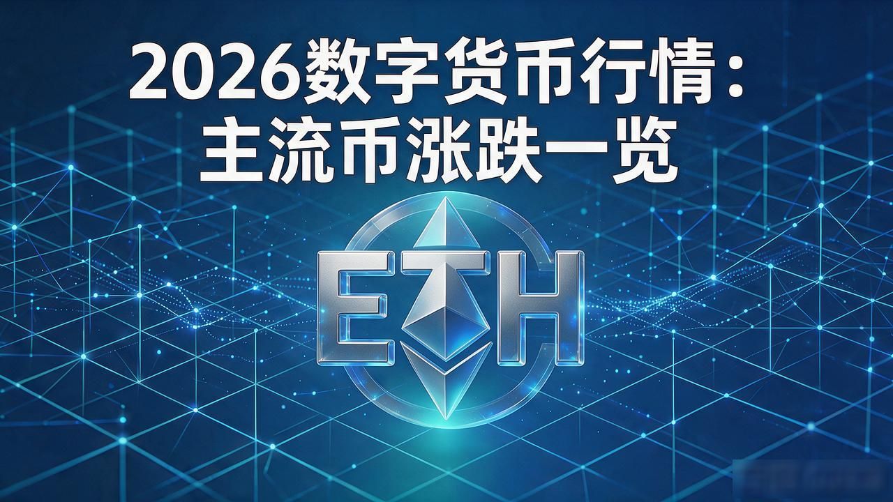 2026数字货币行情：主流币涨跌一览