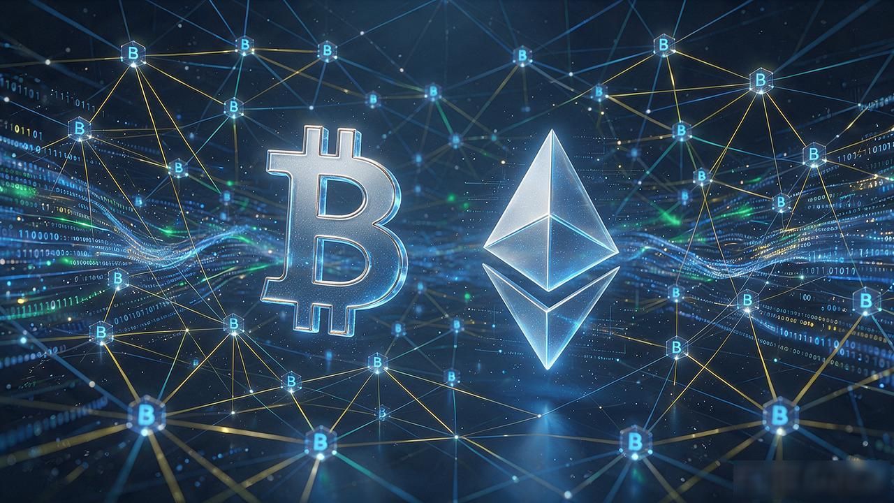 数字货币背景高清图下载，4K比特币以太坊壁纸汇总