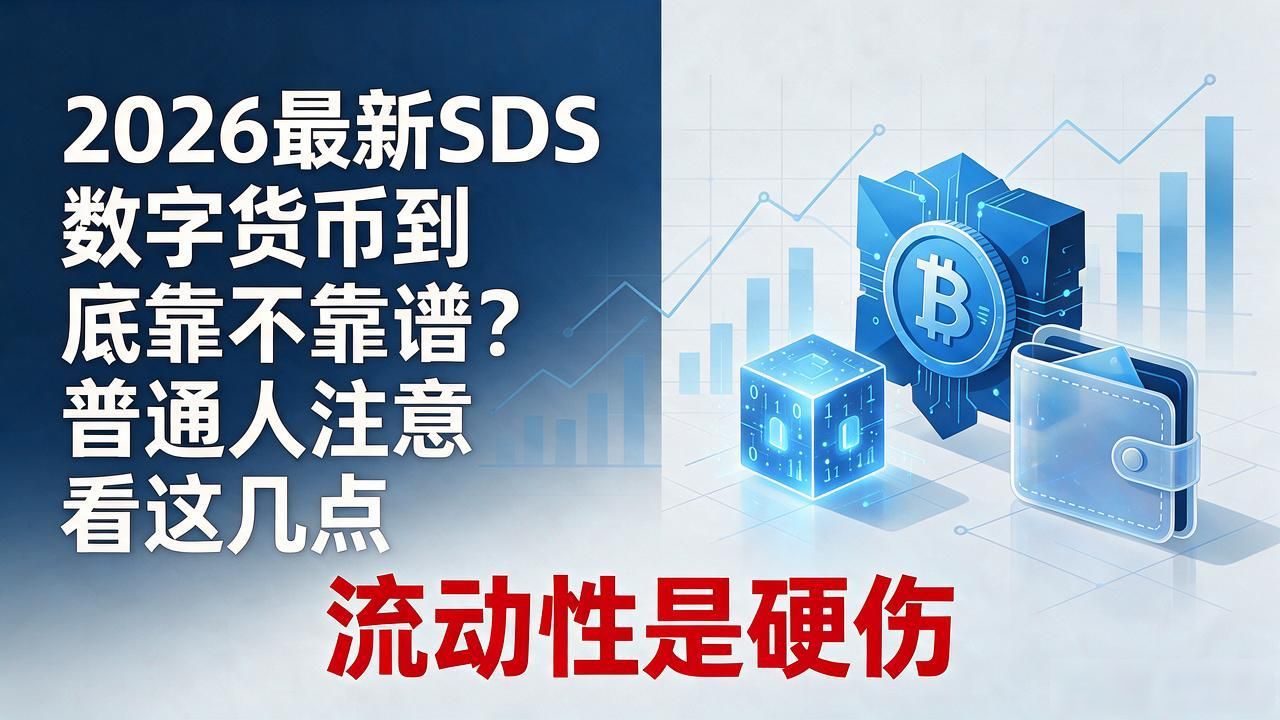 2026最新SDS数字货币到底靠不靠谱？普通人注意看这几点