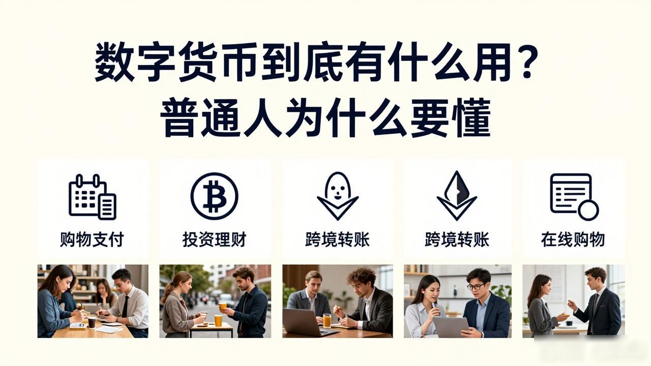 数字货币到底有什么用？普通人为什么要懂