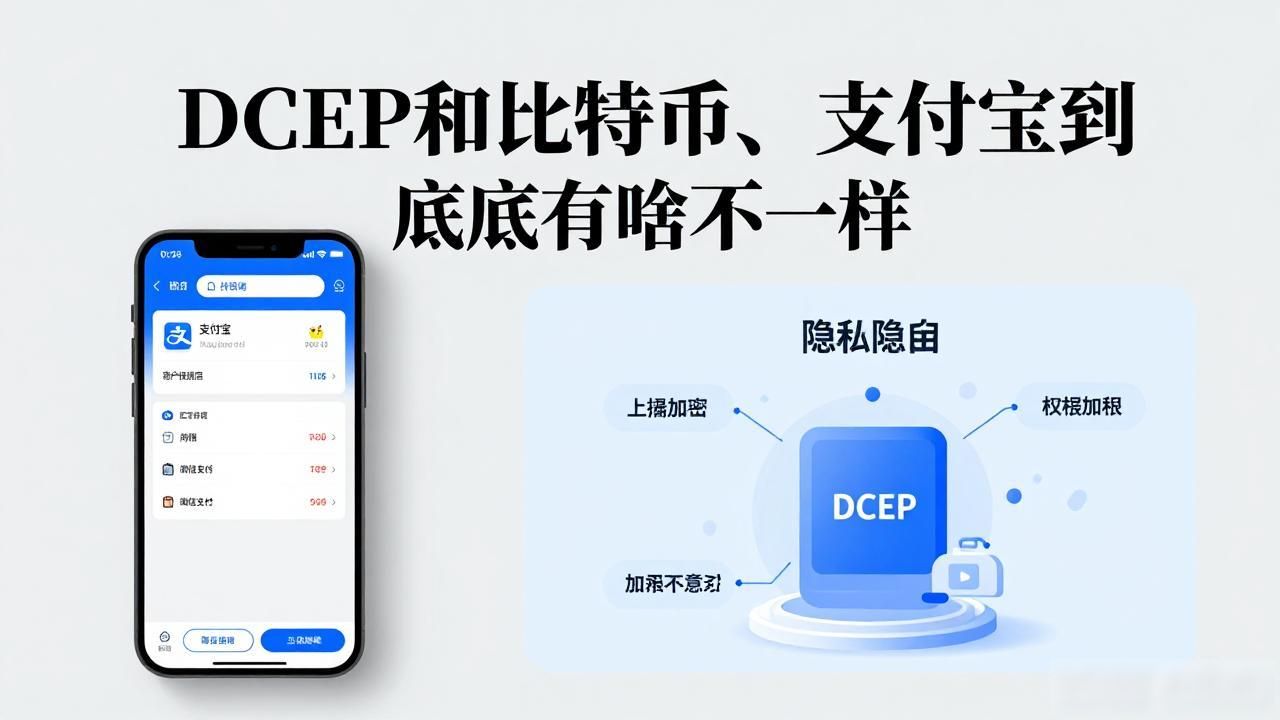 DCEP和比特币、支付宝到底有啥不一样