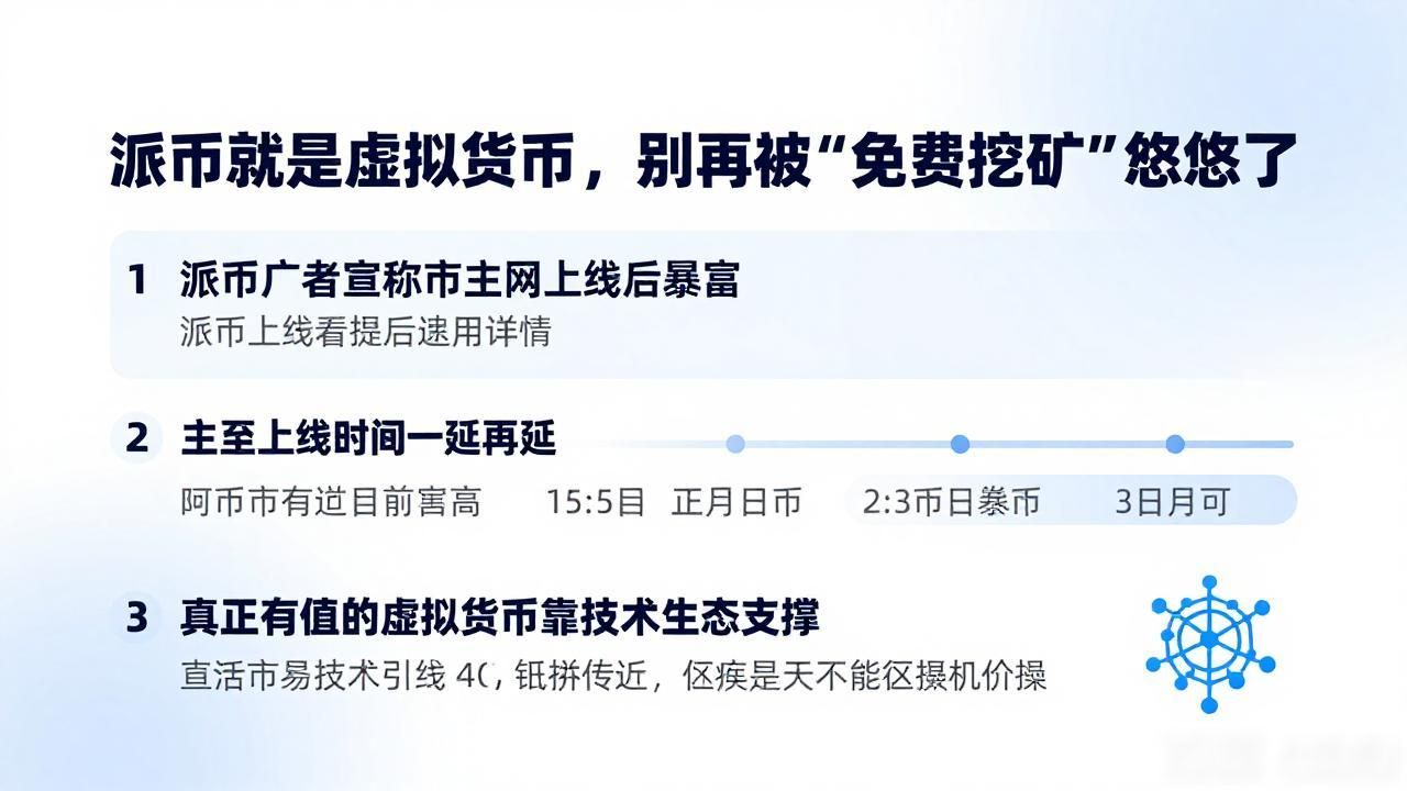 派币就是虚拟货币，别再被“免费挖矿”忽悠了