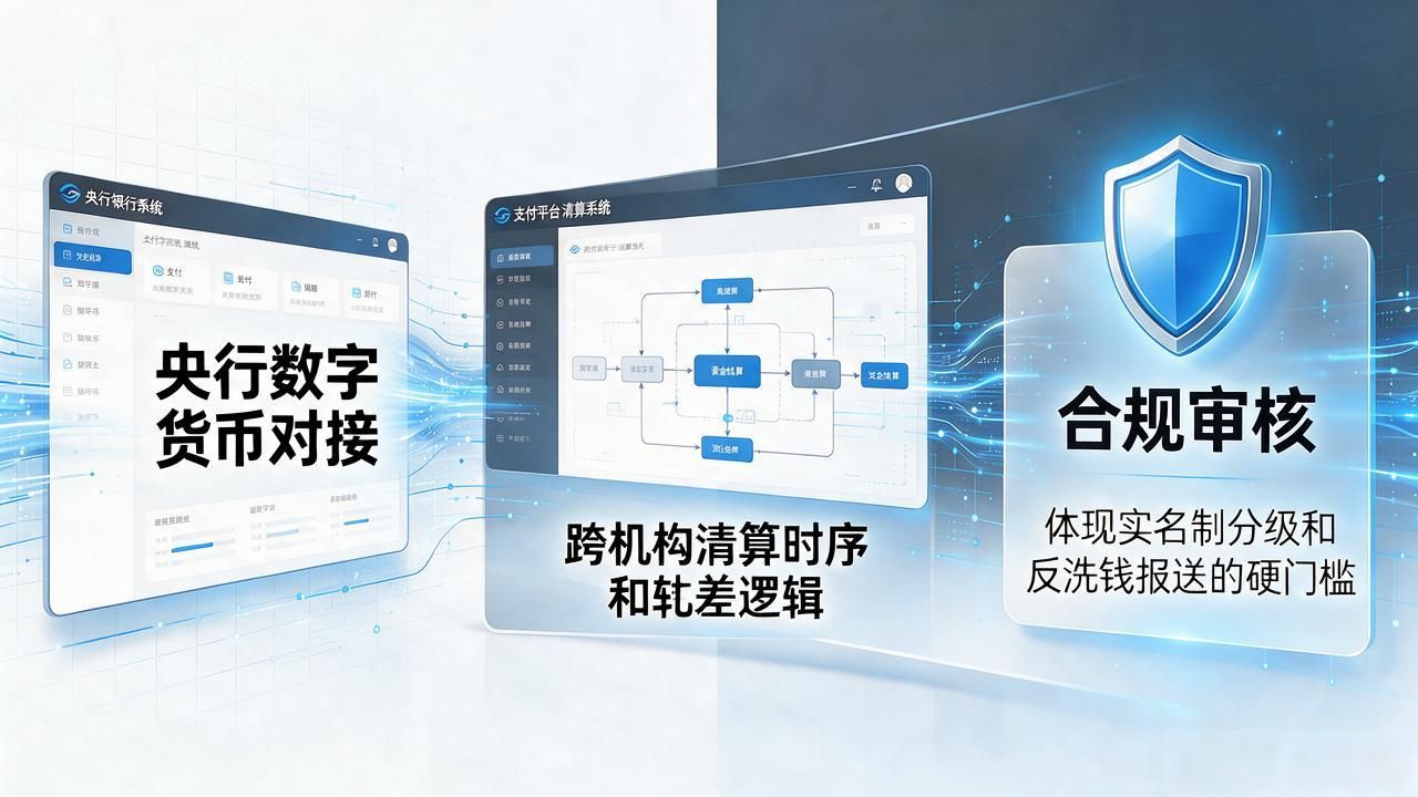 央行数字货币对接，银行和支付平台实际落地最常卡住的几个点