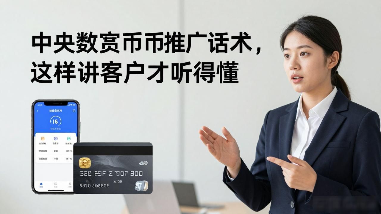 中央数字货币推广话术，这样讲客户才听得懂
