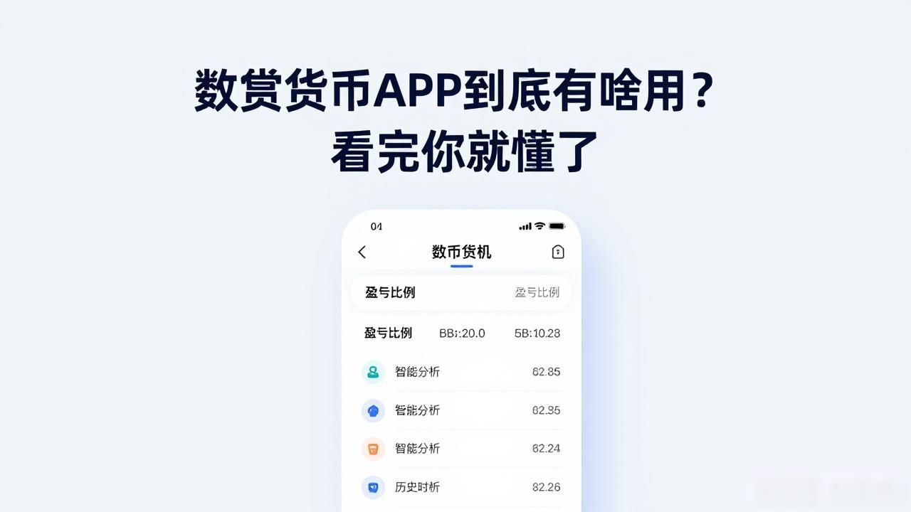 数字货币APP到底有啥用？看完你就懂了