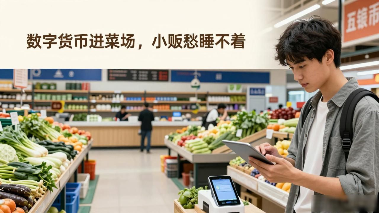 数字货币垄断菜市场_菜市场 数字支付 现金交易