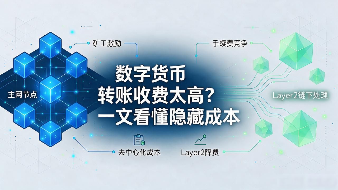 数字货币转账收费太高？一文看懂隐藏成本
